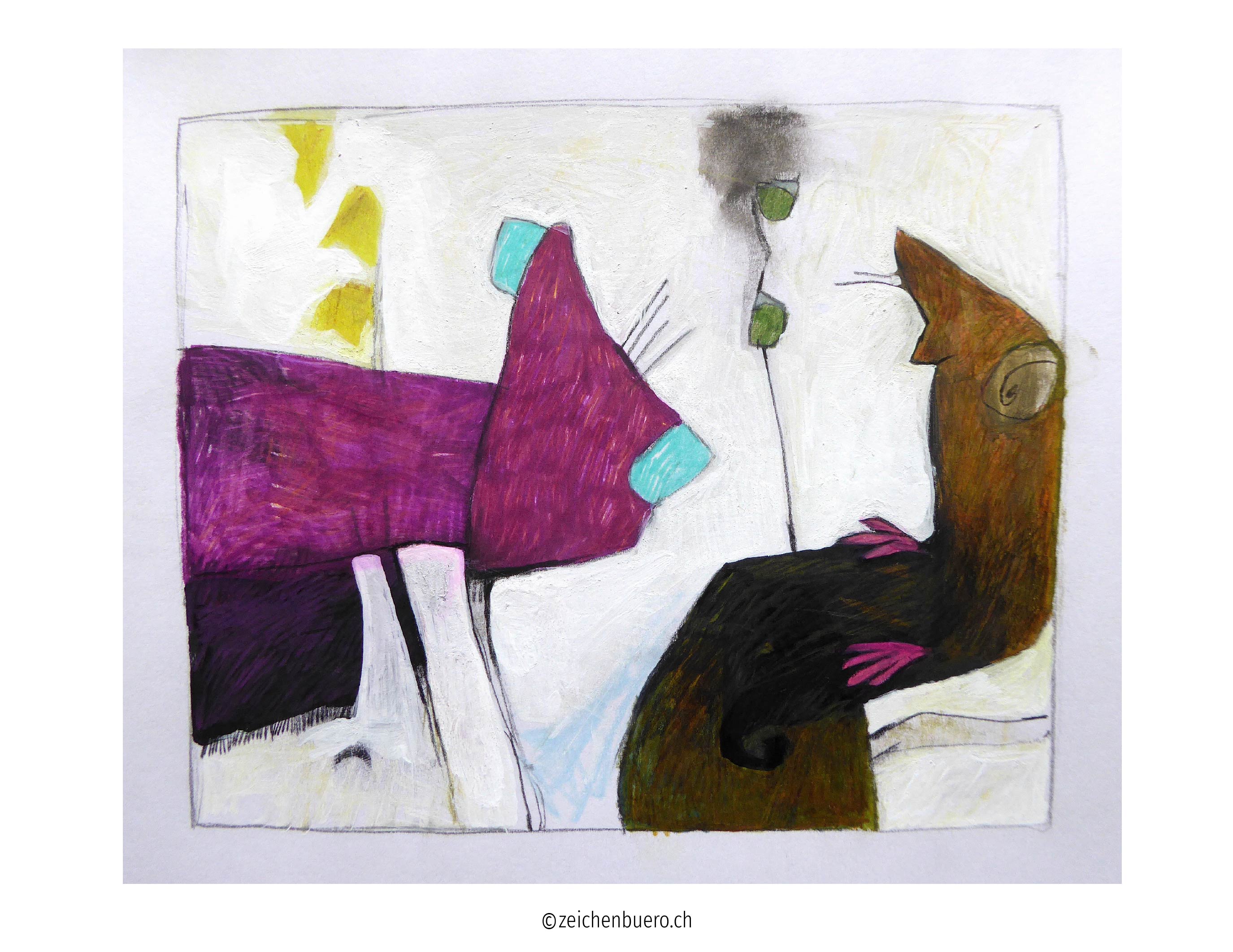 Weg über dem Nebelmeer